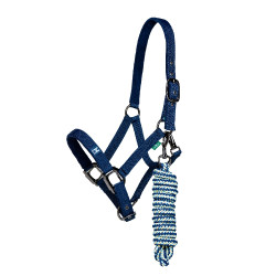 Halster en touw Horseware Newmarket Marine witney Marineblauw