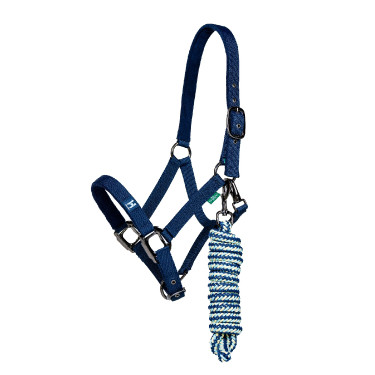 Halster en touw Horseware Newmarket Marine witney Marineblauw