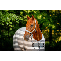Licol et longe Horseware Newmarket Charbon de bois witney Gris