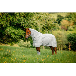 Halster en touw Horseware Newmarket Houtskool witney Grijs