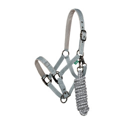 Licol et longe Horseware Newmarket Charbon de bois witney Gris