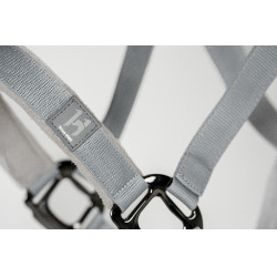 Halster en touw Horseware Newmarket Houtskool witney Grijs