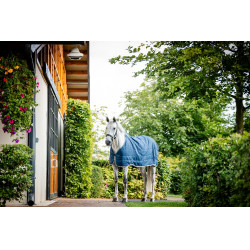 Liner Horseware Ionic Therapy 50g Bleu imperial / argent /Marine Blauw Liner Horseware Ionic Therapy 50g Bleu imperial / argent /Marine Blauw