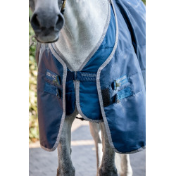 Liner Horseware Ionic Therapy 50g Bleu imperial / argent /Marine Blauw Liner Horseware Ionic Therapy 50g Bleu imperial / argent /Marine Blauw