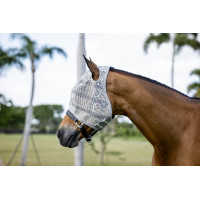 Masques anti-mouches Horseware Newmarket sans oreilles Charbon de bois witney Gris