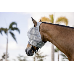 Masques anti-mouches Horseware Newmarket sans oreilles Charbon de bois witney Gris