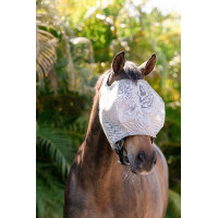 Masques anti-mouches Horseware Amigo sans oreilles Argent / gris titanium / argent Masques anti-mouches Horseware Amigo sans oreilles Argent / gris titanium / argent