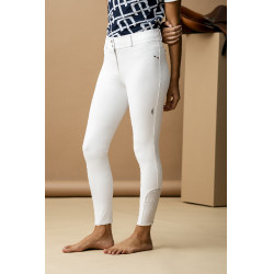 Pantalon Horseware AA Aria patch genoux taille mi haute Blanc Pantalon Horseware AA Aria patch genoux taille mi haute Blanc