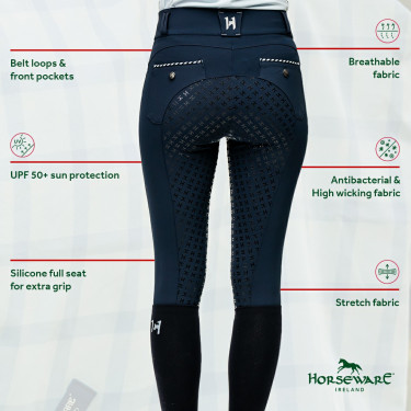 Pantalon Horseware Newmarket taille haute full seat Pantalon Horseware Newmarket taille haute full seat