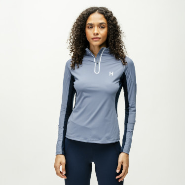 Polo 1/4 rits Horseware Stamina lange mouwen Polo 1/4 rits Horseware Stamina lange mouwen