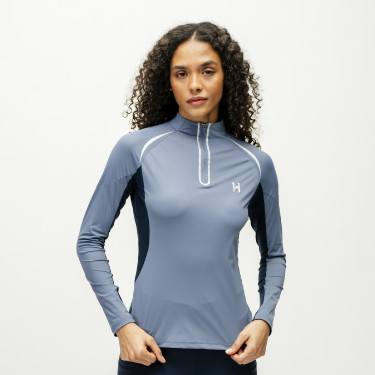 Polo 1/4 rits Horseware Stamina lange mouwen Polo 1/4 rits Horseware Stamina lange mouwen