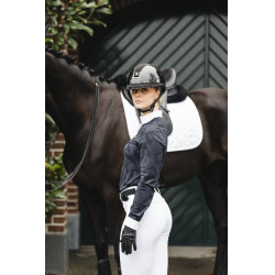 Polo de concours Horseware AA Alcina manches longues Charbon de bois Gris Polo de concours Horseware AA Alcina manches longues Charbon de bois Gris