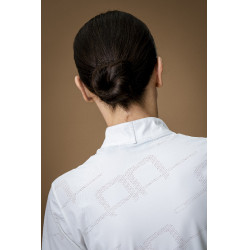 Polo de concours Horseware AA Elena manches courtes Blanc