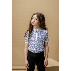 Polo Horseware AA Kids Zanara Bleu sicilien Polo Horseware AA Kids Zanara Bleu sicilien
