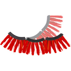 Flexibele borstel Covalliero Rood Flexibele borstel Covalliero Rood