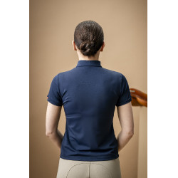 Polo Horseware AA Tech Quarter Gia Marine Marineblauw