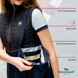 Tote bag Horseware Newmarket Marine Marineblauw Tote bag Horseware Newmarket Marine Marineblauw