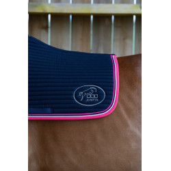 Jump'In Balthazar zadeldek Marine / fuchsia Blauw