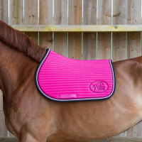 Jump'In Balthazar zadeldek Fuchsia / zwart Roze