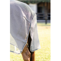 Chemise anti-mouches Horseware Rambo Protector Integrated Argent / marine