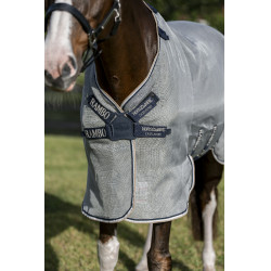Vliegendeken Horseware Rambo Protector Fieldsafe Zilver / marine