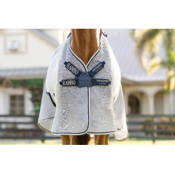 Chemise anti-mouches Horseware Rambo Protector Fieldsafe Argent / marine Chemise anti-mouches Horseware Rambo Protector Fieldsafe Argent / marine