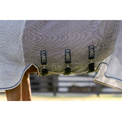 Vliegendeken Horseware Rambo Protector Fieldsafe Zilver / marine