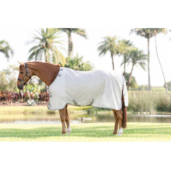Chemise anti-mouches Horseware Amigo Bug Rug Argent / gris titanium / argent