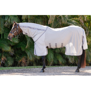 Chemise anti-mouches Horseware Amigo Bug Buster Argent / gris titanium / argent Chemise anti-mouches Horseware Amigo Bug Buster Argent / gris titanium / argent