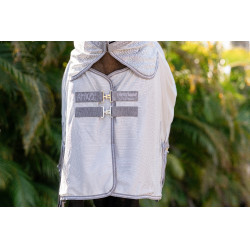 Chemise anti-mouches Horseware Amigo Bug Buster Argent / gris titanium / argent Chemise anti-mouches Horseware Amigo Bug Buster Argent / gris titanium / argent
