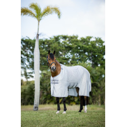 Chemise anti-mouches Horseware Amigo Bug Buster Argent / gris titanium / argent Chemise anti-mouches Horseware Amigo Bug Buster Argent / gris titanium / argent