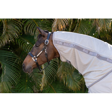 Vliegwerende halsbeschermer Amigo Horseware Bug Buster Zilver / titaniumgrijs / zilver Vliegwerende halsbeschermer Amigo Horseware Bug Buster Zilver / titaniumgrijs / zilver