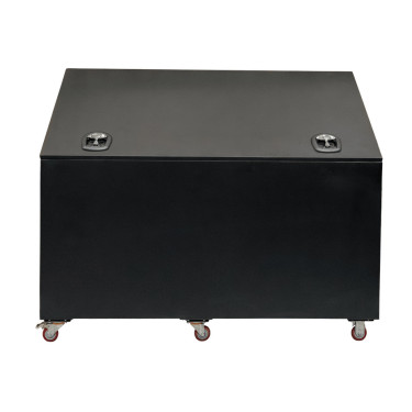 Aluminium voederbak op wielen Grooming Deluxe by Kentucky Zwart