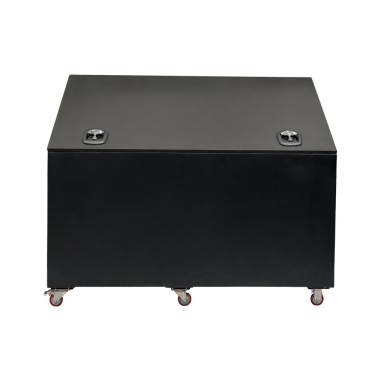 Bac à aliments en aluminium Grooming Deluxe by Kentucky sur roues Noir