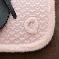 Tapis de selle Kentucky Plaited faux mouton Vieux rose Tapis de selle Kentucky Plaited faux mouton Vieux rose