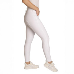 Pantalon d'équitation Kentucky Miami full grip femme Blanc