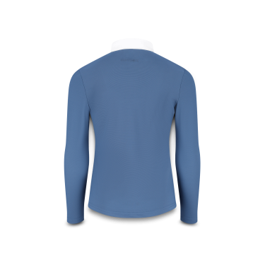 Polo de concours Kentucky Osaka manches longues garçon Marine Bleu marine