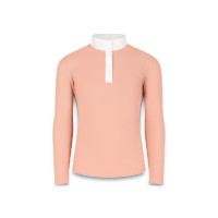 Polo de concours Kentucky Tokyo manches longues fille Vieux rose