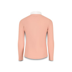 Polo de concours Kentucky Tokyo manches longues fille Vieux rose