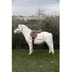 Tapis de selle Kentucky Licorne Pailleté Rose pâle