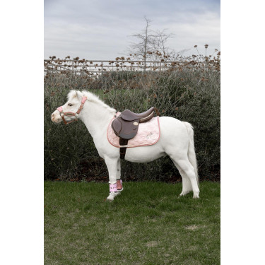 Tapis de selle Kentucky Licorne Pailleté Rose pâle