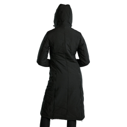 Jas Montar extra lang Dicte dames Zwart