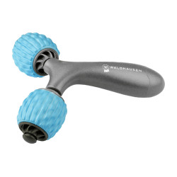 Rouleaux de massage double Waldhausen Health + Care Bleu