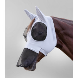 Masque anti-mouches Waldhausen Puck protection nasale Gris argent