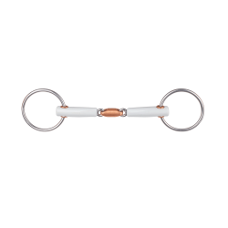 Beris bit met dubbele breuk, losse ring 6 cm