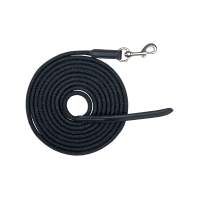 Longe de travail au sol Waldhausen légère mousqueton Noir