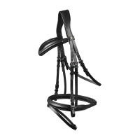 Bridon Waldhausen X-Line London muserolle combinée Noir Bridon Waldhausen X-Line London muserolle combinée Noir