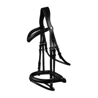 Bridon Waldhausen X-Line Stockholm muserolle combinée pull back Noir Bridon Waldhausen X-Line Stockholm muserolle combinée pull back Noir