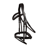 Bridon Waldhausen X-Line Stockholm gecombineerde pull back neusriem Bruin Bridon Waldhausen X-Line Stockholm gecombineerde pull back neusriem Bruin