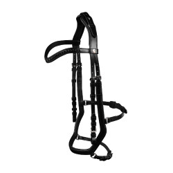 Bridon Waldhausen X-Line Relaxation muserolle anatomique Noir